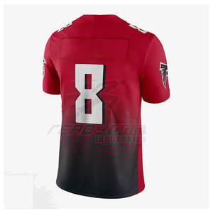 Jersey de fútbol americano para entrenamiento con dobladillo de longitud extendida, Jersey de fútbol de práctica, cuello acanalado para uso de práctica de equipo - Product Image 2