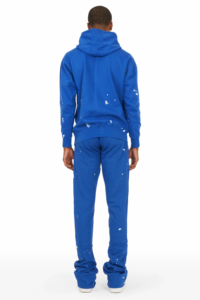 Top Zip-up Acid <b>Washed</b> 500 Gsm Men's Cotton <b>Tech</b> Fleece Streetwear Tracksuit Wholesale Custom Cheap Casual Tracksuit - Product Image 4