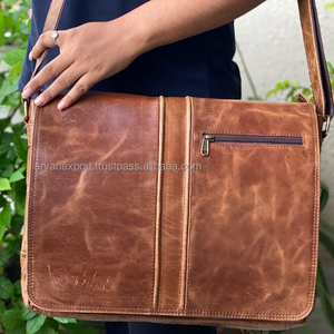 Men's Leather <b>Messenger</b> <b>Bag</b> Handmade Crunch Leather Laptop <b>Bag</b> Unisex Leather <b>Bags</b> Personalized Genuine Leather <b>Messenger</b> <b>Bags</b> - Product Image 1