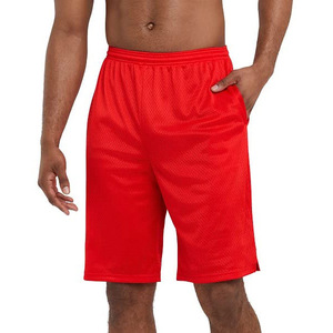 Short d'été en maille légère pour hommes Tissu en polyester avec taille élastique Short de sport à séchage rapide pour la gym Jogging Running - Product Image 1