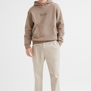 Sudadera con capucha extragrande de alta calidad, 100% algodón, estilo urbano, personalizable para hombre - Product Image 4