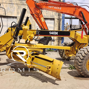 รถเกรดเดอร์ Caterpillar 140H สีเหลือง อุปกรณ์ก่อสร้างสำหรับงานหนัก - Product Image 6
