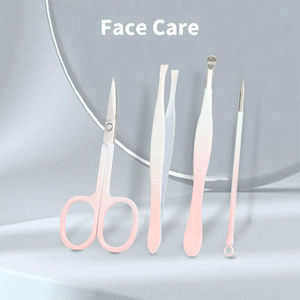 Kit de Manicura y Pedicura 4 en 1 de Acero Inoxidable al por Mayor, Bolsa Individual con Resorte, Alta Calidad, Reutilizable para Adultos - Product Image 1