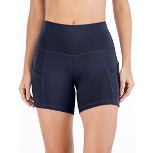 Shorts Deportivos para Mujer, Cintura Elástica, Secado Rápido, para Yoga, Fitness, Shorts de Cintura Alta para Correr - Product Image 1