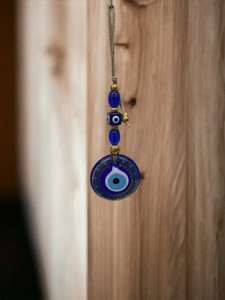 DAFNI EVIL EYE 7 ซม. กระจกแม่เหล็กทำมือลายนูน ของตกแต่งผนังแบบดั้งเดิม - Product Image 1