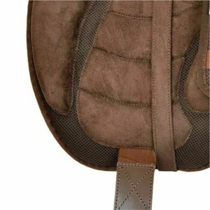 Customized Leather <b>Treeless</b> Horse Riding <b>Saddle</b> Western and English Style for Riding - Product Image 2