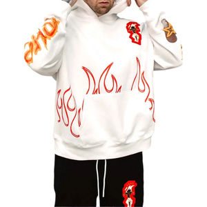 Sweat à capuche en coton/polyester pour homme, impression numérique personnalisée DTG, nouveau sweat à capuche personnalisé avec logo - Product Image 1