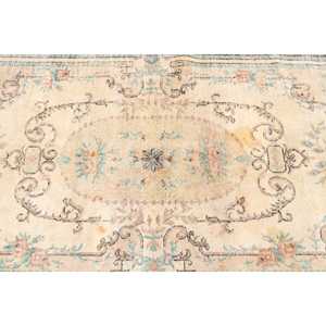 Tapis turc vintage, tapis de 3,9 x 6,9 pieds, tapis patchwork brun - Product Image 5