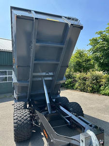 Remorque à benne basculante robuste 1000 kg, plateau en acier hydraulique, remorque de chantier - Product Image 6