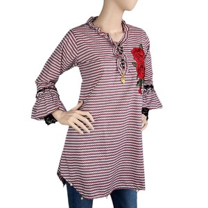 Women's Western <b>Top</b> - Tea Pink - Product Image 1