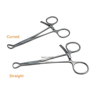 QNQ Hot Sale Small Serrated Bone Holding Forceps <b>Mini</b> Serrated Orthopedic <b>Clamp</b> Small Bone Forceps Orthopedics Instruments - Product Image 2