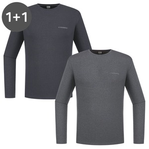 T-shirt rond en mélange de fibres pour homme 1+1 REWMTSW24611 - Product Image 1