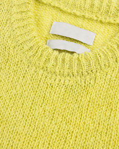 Fait sur mesure de haute qualité col rond manches longues hiver moelleux tricot coton anti-rétrécissement coupe décontractée couleur unie pull hommes - Product Image 4