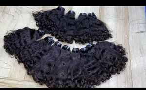 Extensions de cheveux indiens vierges naturels Paquets de cheveux indiens crus Alignés cuticule Usine directement de l'Inde - Product Image 2