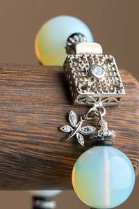 สร้อยคอลูกปัดธรรมชาติ sodalite, สร้อยคอลูกปัดกลมเรียบขนาด8มม. ทำด้วยมือคริสตัลสร้อยคอลูกปัดเครื่องประดับ - Product Image 4