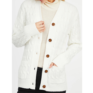 Nuevo diseño hecho a medida OEM Cárdigan para mujer suéteres precio al por mayor suéteres transpirables diseño personalizado Cárdigan para mujer suéteres - Product Image 1