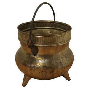 Handcrafted Copper <b>Coal</b> Bucket Patina Effect Designed for Practical Use Adding Antique Touch Home Fireplace Sets Accessories - Product Image 1