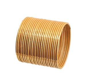 สร้อยข้อมืองานแต่งงานชุบทองหรูหราของผู้หญิงกำไลข้อมือแฟชั่นลายสวยสำหรับเจ้าสาวเครื่องประดับกำไลใหญ่ - Product Image 6