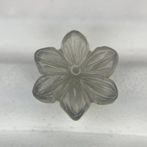 La mejor calidad, gris piedra lunar hecha a mano, flor tallada, Natural piedra preciosa, efecto de cambio de Color, joyería Premium a granel ZAHARA - Product Image 2