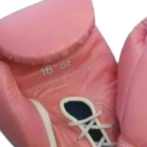 Gants de boxe professionnels à lacets, en cuir véritable rose, gants d'entraînement et de sparring, équipement de combat artisanal - Product Image 5