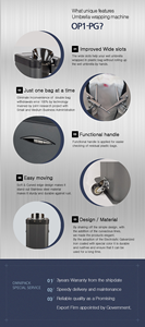 Sistema de embalaje automático para paraguas húmedos, con envoltorio antifugas y fácil de manipular, para hoteles, con embalaje individual por bolsa. - Product Image 4