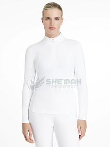 Ropa ligera para mujer Capas base para montar a caballo elegante con ajuste de compresión Delgado material de calidad que absorbe la humedad - Product Image 6