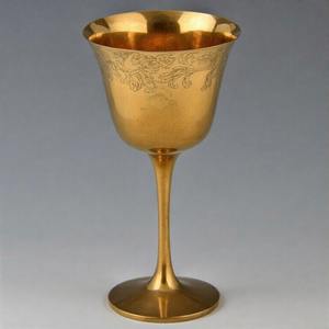 Copa del Evangelio, cáliz de latón antiguo, copa de vino de comunión hecha a mano, Copa Vintage para iglesia y ceremonias espirituales - Product Image 6