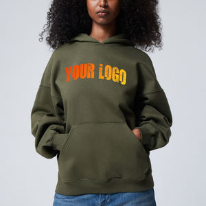 Sudaderas con Capucha para Mujer, Tejidas, Largas, con Insignia, 100% Algodón, Estilo Urbano, Personalizadas, Venta al Por Mayor - Product Image 4