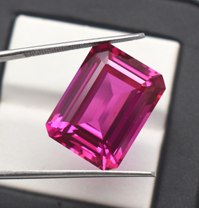 31,70 CTS AAA Flawless Ceylon Pink Sapphire Gemstone, 20X15mm Pink Sapphire Octagon Loose Gemstone Nice Lustre Quality For Ring - Product Image 3