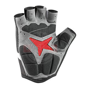Guantes de medio dedo con logotipo personalizado para hombre y mujer, guantes deportivos sin dedos para ciclismo de montaña, venta al por mayor - Product Image 2