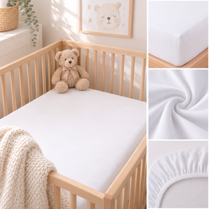 Juego de Sábanas Ajustables para Bebé 100% Algodón Suave, Transpirable, con Funda de Almohada, Ropa de Cama para Recién Nacido, Hecho en Turquía, OEM - Product Image 2