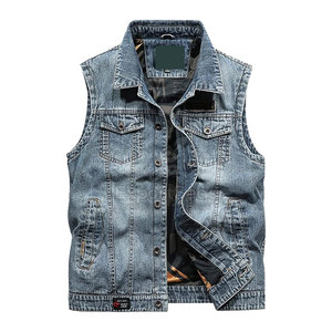 Hecho en Pakistán Nuevo estilo Bajo MOQ Hombres Jeans Chaleco Secado rápido Tamaño adulto Último color Hombres Jeans Chaleco - Product Image 1