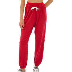 Pantalons de survêtement tendance pour femmes, taille élastique et poches latérales, coupe ample, décontractés, confortables, streetwear, loungewear - Product Image 1