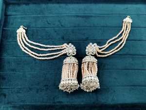 Luxury Latest Exclusive Designer <b>Fashion</b> Design Crystal <b>Earring</b> Collection For Womens - Product Image 3