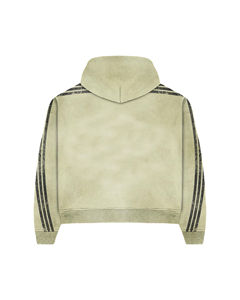 Survêtement en coton personnalisable pour homme, sweat-shirts à capuche, pantalons évasés, panneaux, vêtements de rue, look délavé à l'acide, survêtement en molleton, logo sur l'écran - Product Image 3