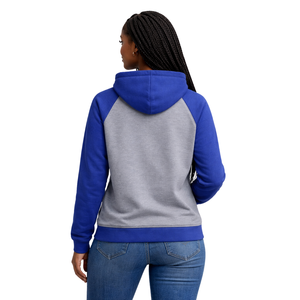 Sudadera con Capucha de Manga Raglán Gris Acero de la Hermandad Zeta Phi Beta, Inspirada en los Fundadores de 1920, Ropa Premium para la Mujer Superior de la Hermandad Griega - Product Image 2