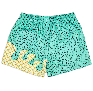 Pantalones Cortos Deportivos Unisex Personalizados con Estampado Digital de Patrón Sólido, Transpirables, de Secado Rápido, 100% Poliéster, 340g, para Todas las Temporadas - Product Image 5