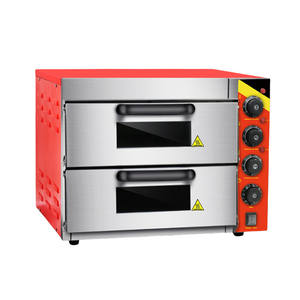 Nuevo horno eléctrico para panadería, equipo para hornear pasteles, máquina comercial doble para pizza - Product Image 4