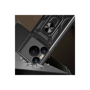 Étui magnétique noir en silicone avec protection coulissante de l'appareil photo pour Huawei Pura 70 Pro 5G, style élégant 'INS' pour téléphone portable Plus - Product Image 3