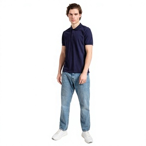 Polo de Manga Corta para Hombre, Estilo Básico, para Golf o Casual, Cuello Clásico, Color Personalizado, Opciones de Talla y Ajuste, Ropa al por Mayor OEM - Product Image 1