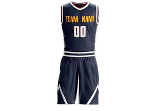 Uniformes de basket-ball personnalisés grande taille respirants à séchage rapide vêtements de sport en polyester BSCI ensemble d'équipe maillots short et gilet unisexe pour adultes - Product Image 3