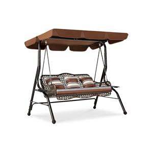 Best Price <b>Outdoor</b> Double <b>Swing</b> <b>Chair</b> Modern Design Stainless Steel Furniture Factory Wholesale Super Big Stock - Product Image 4