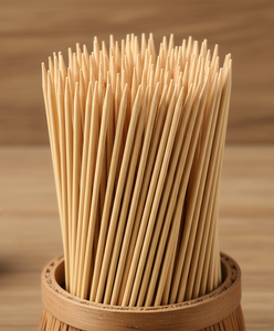 Brochettes en bambou de 4 mm d'épaisseur, 12 pouces de long, de qualité alimentaire, bâtonnets de bambou robustes pour spirales de pommes de terre et torsades de pommes de terre - Product Image 2