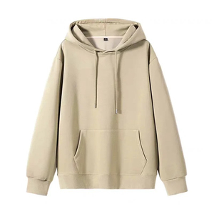 Basics coton mélangé à manches longues veste à capuche fermeture éclair veste hommes sweats à capuche sweat Slim Fit homme vêtements - Product Image 1