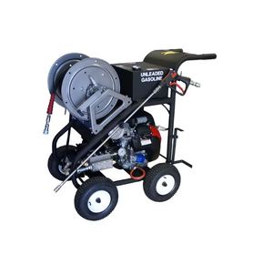 Industrial Gasoline Pressure <b>Washer</b> Hose Reel Cart-Mounted Cleaning Machine OEM/ODM Customizable Plastic Components for Road - Product Image 2