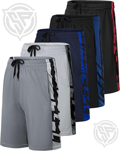 Ensembles de shorts deux pièces à séchage rapide pour hommes shorts de haute qualité pour hommes logo personnalisé shorts pour hommes nouveau style de qualité supérieure vente en gros - Product Image 5