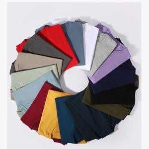 Camiseta de peso pesado Camiseta con estampado personalizado 180 Gsm Camiseta para hombre Camiseta extragrande en blanco para hombre - Product Image 1