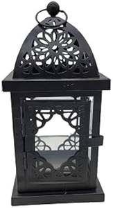 Farol de Metal con Alambre de Hierro, Farol Decorativo de Metal Curvado a Mano, Decoración para Fiestas de Cumpleaños y Navidad, Portavelas - Product Image 5