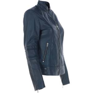 Women's Top Trending Custom Autumn <b>Winter</b> <b>Leather</b> <b>Jackets</b> Solid Turn Collar Design Full Sleeves Breathable Satin Lining - Product Image 2