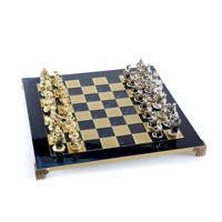 Jeu d'échecs international vintage en laiton fait main, coffret d'échecs, plateau finition lisse, jeu décoratif, luxe pour enfants, pliable pour l'intérieur